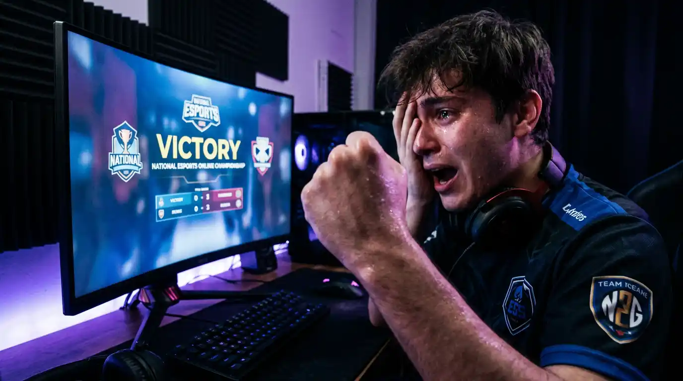 Campeonato eSports online con overlays de marca